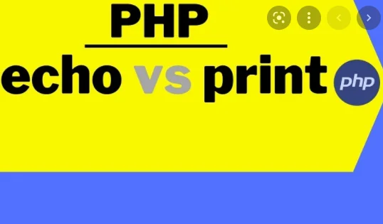 Sự khác biệt giữa echo và print