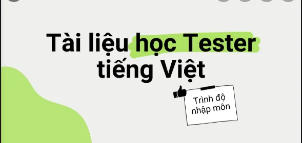 Tài liệu học Tester bằng tiếng Việt